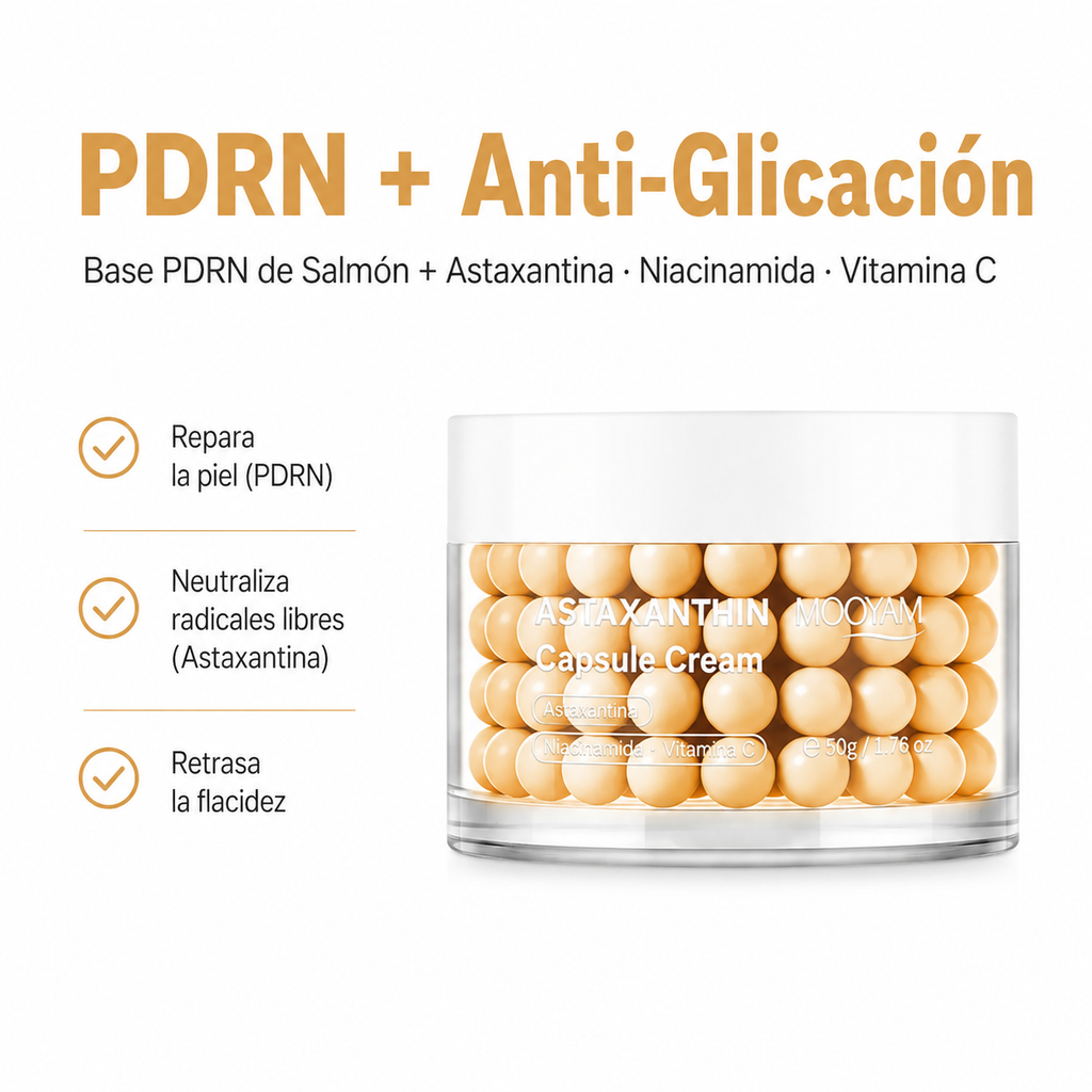 PDRN Capsule Cream Dorado - Anti-Glicación
