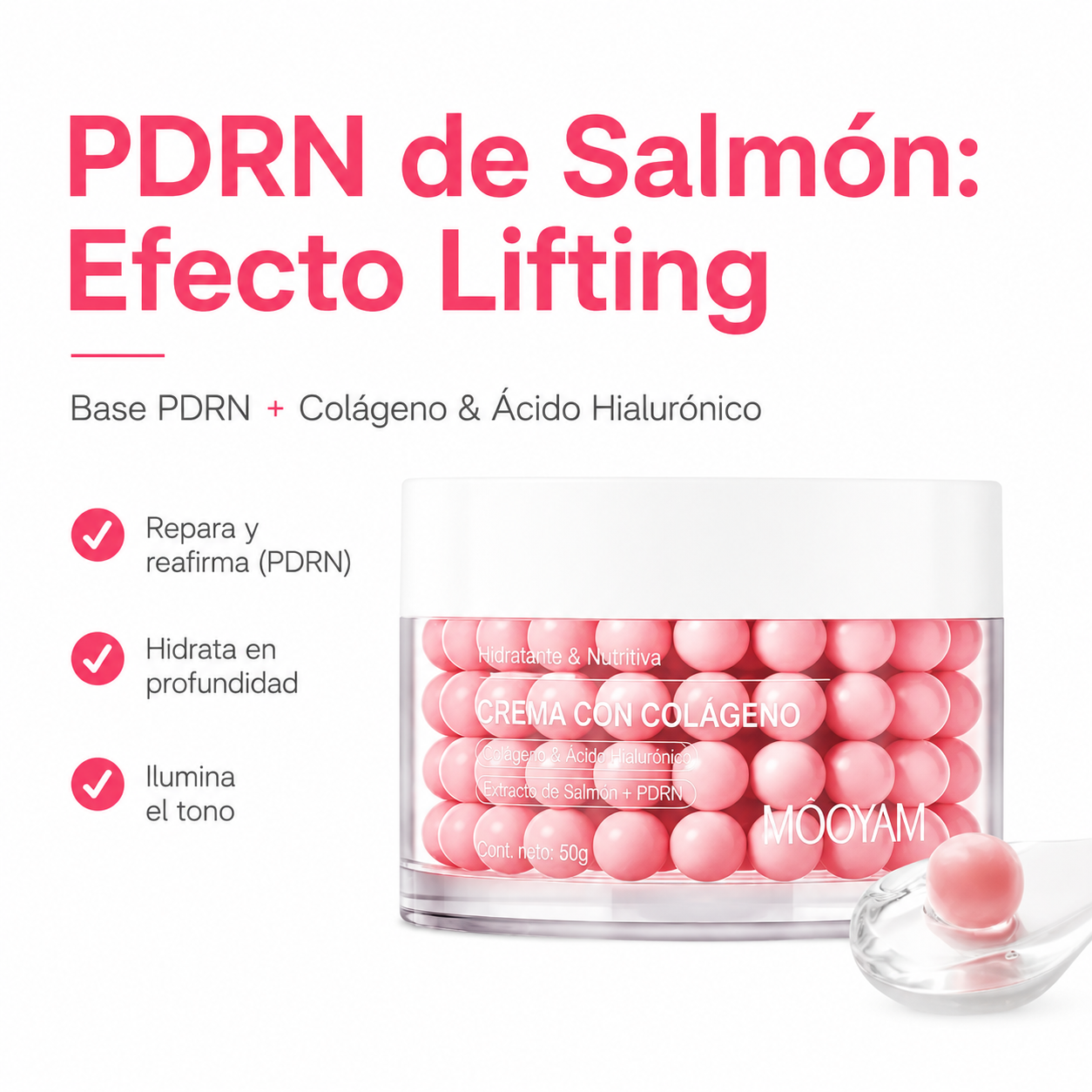 PDRN Capsule Cream Rosa - Efecto Lifting