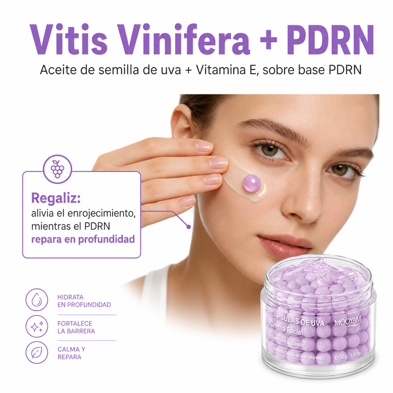 PDRN Capsule Cream Uva - Ingredientes