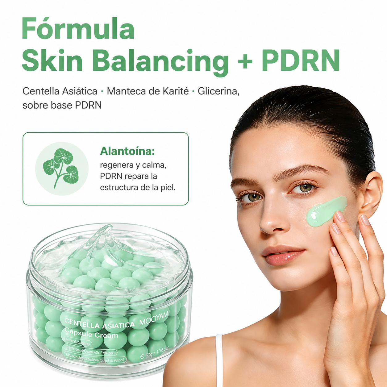 PDRN Capsule Cream Verde - Ingredientes